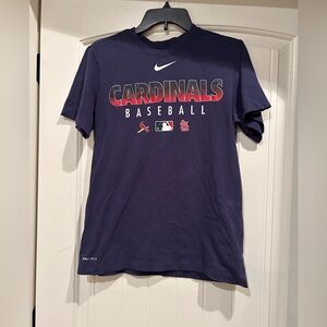 Saint Louis Cardinals Nike Dri-Fit Short Sleeve T-Shirt Navy Men's Athletic